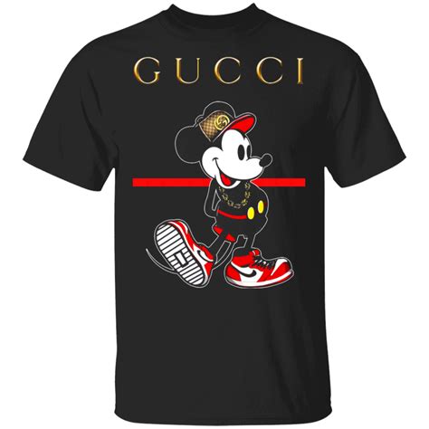 gucci t shirt cartoon|gucci mickey mouse collection.